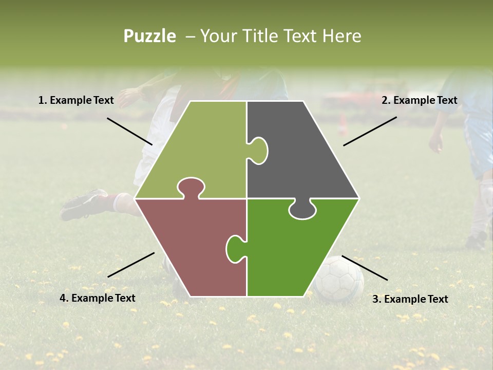 Elementary Age Little Boy Exercise PowerPoint Template