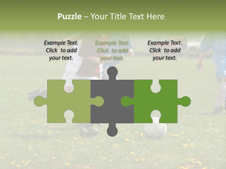 Elementary Age Little Boy Exercise PowerPoint Template