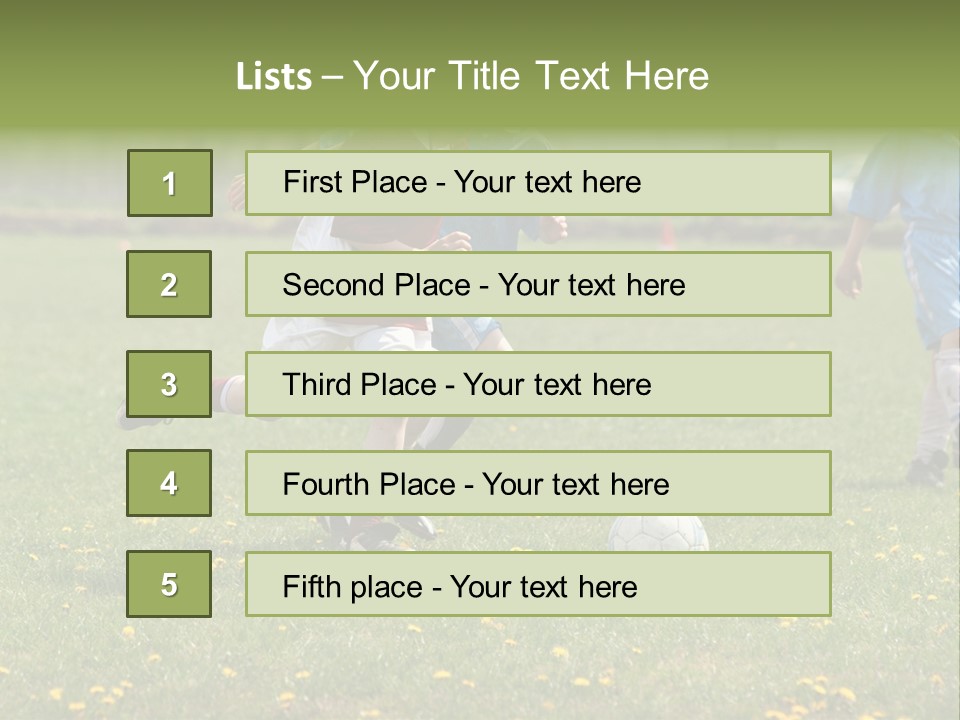 Elementary Age Little Boy Exercise PowerPoint Template