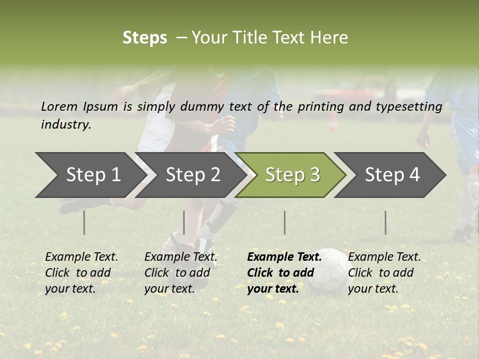 Elementary Age Little Boy Exercise PowerPoint Template