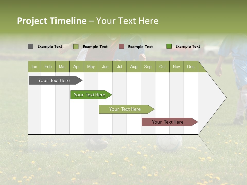 Elementary Age Little Boy Exercise PowerPoint Template