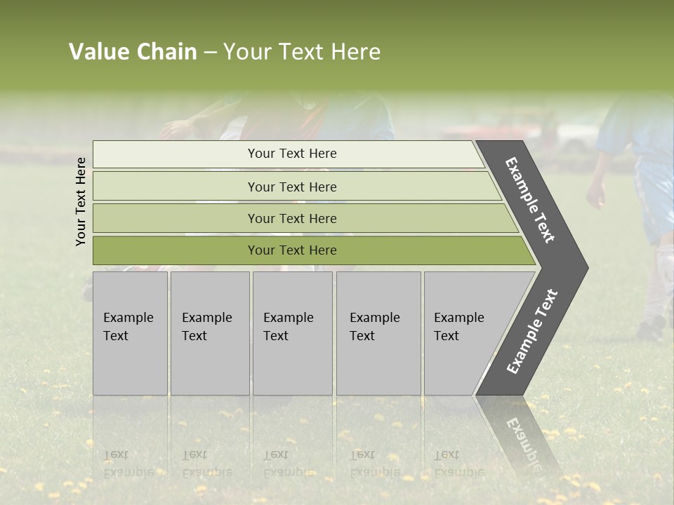 Elementary Age Little Boy Exercise PowerPoint Template