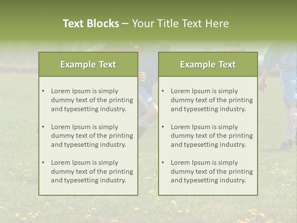 Elementary Age Little Boy Exercise PowerPoint Template