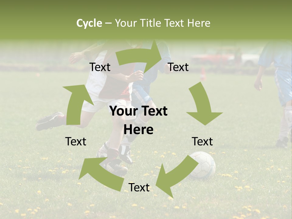 Elementary Age Little Boy Exercise PowerPoint Template