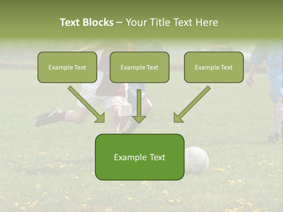 Elementary Age Little Boy Exercise PowerPoint Template