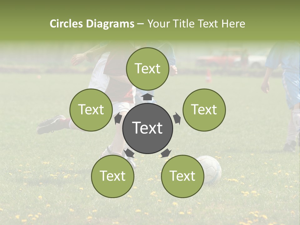 Elementary Age Little Boy Exercise PowerPoint Template