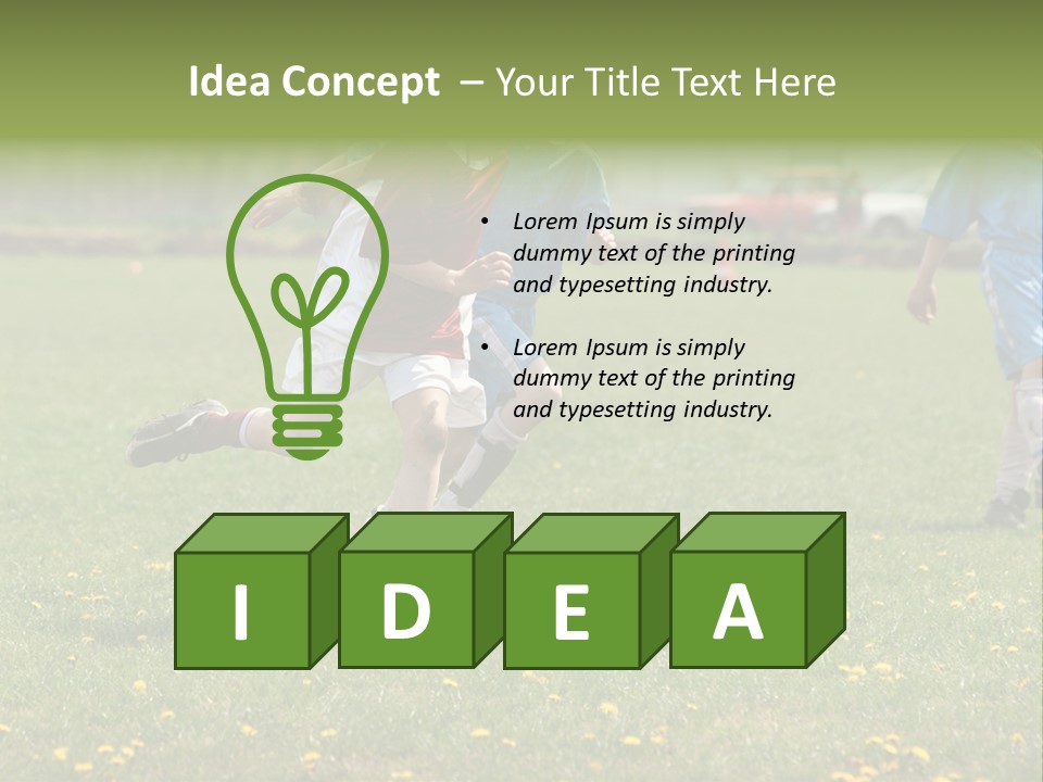 Elementary Age Little Boy Exercise PowerPoint Template