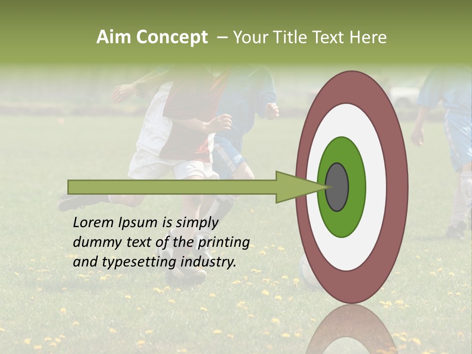 Elementary Age Little Boy Exercise PowerPoint Template