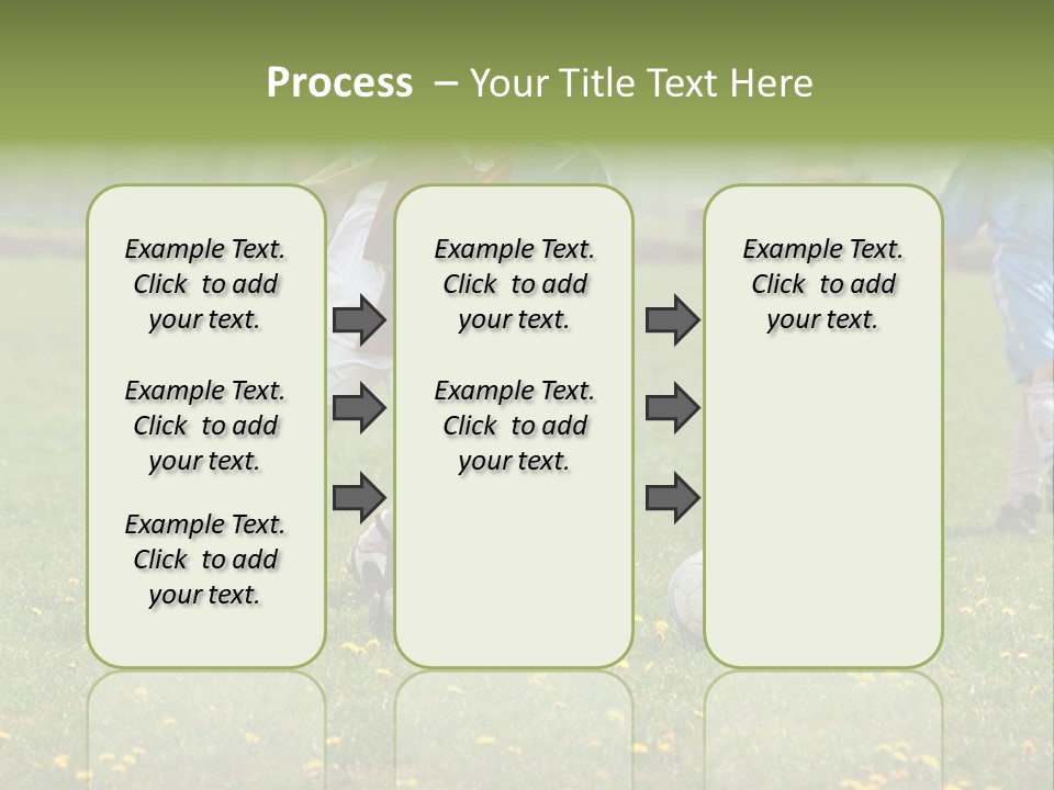 Elementary Age Little Boy Exercise PowerPoint Template
