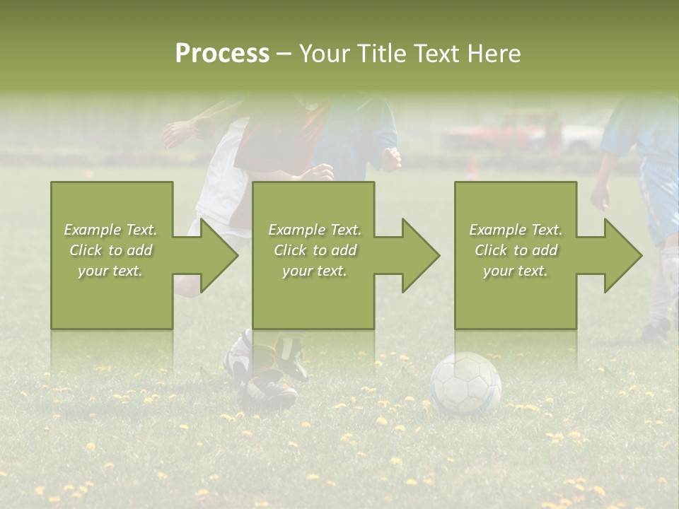 Elementary Age Little Boy Exercise PowerPoint Template