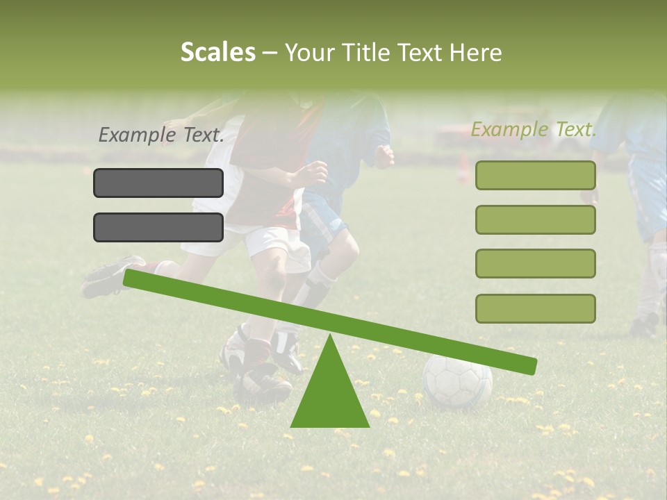 Elementary Age Little Boy Exercise PowerPoint Template