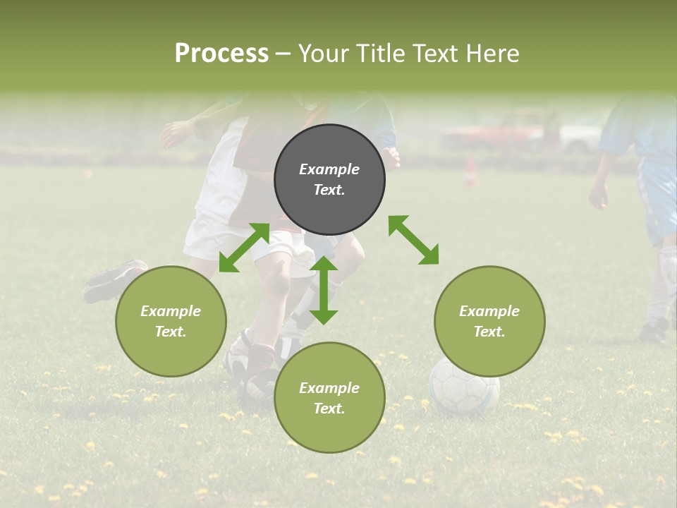 Elementary Age Little Boy Exercise PowerPoint Template