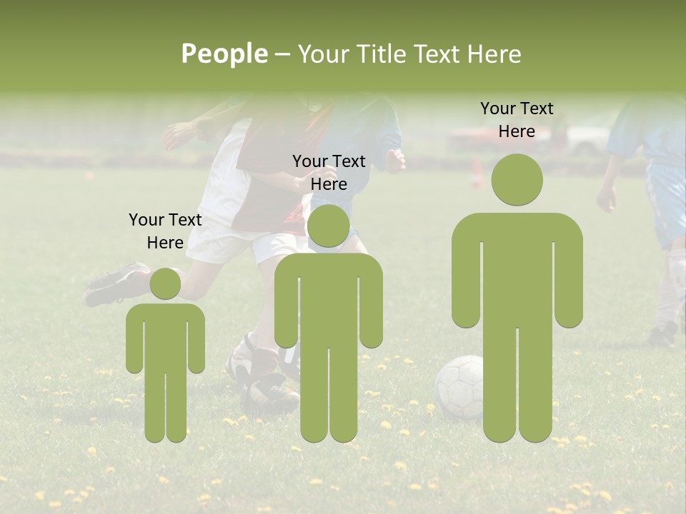 Elementary Age Little Boy Exercise PowerPoint Template