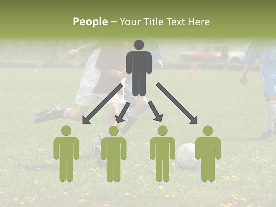 Elementary Age Little Boy Exercise PowerPoint Template