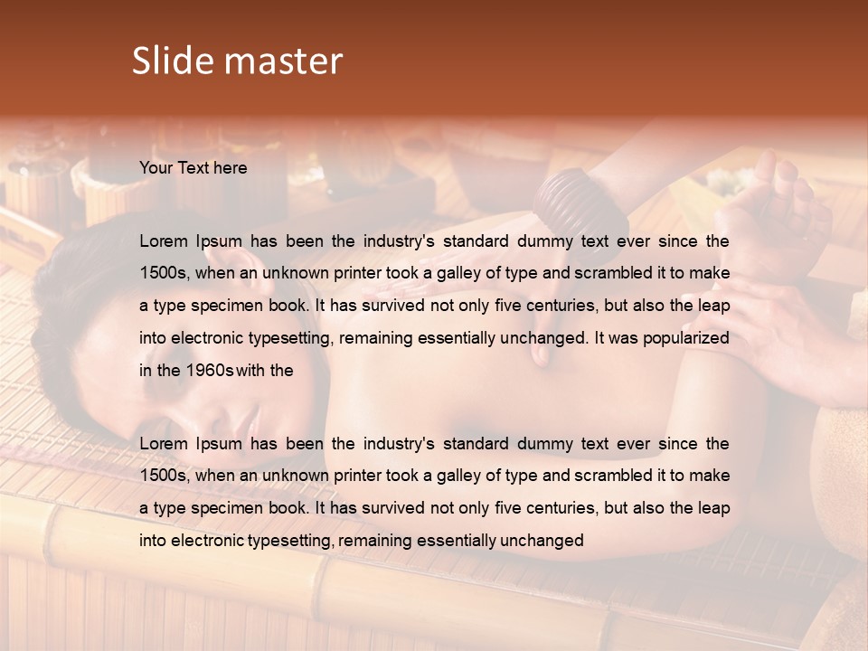 Wellness Day Spa Female PowerPoint Template
