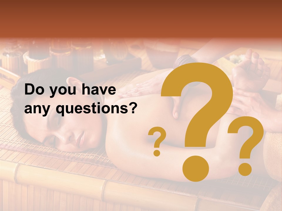 Wellness Day Spa Female PowerPoint Template