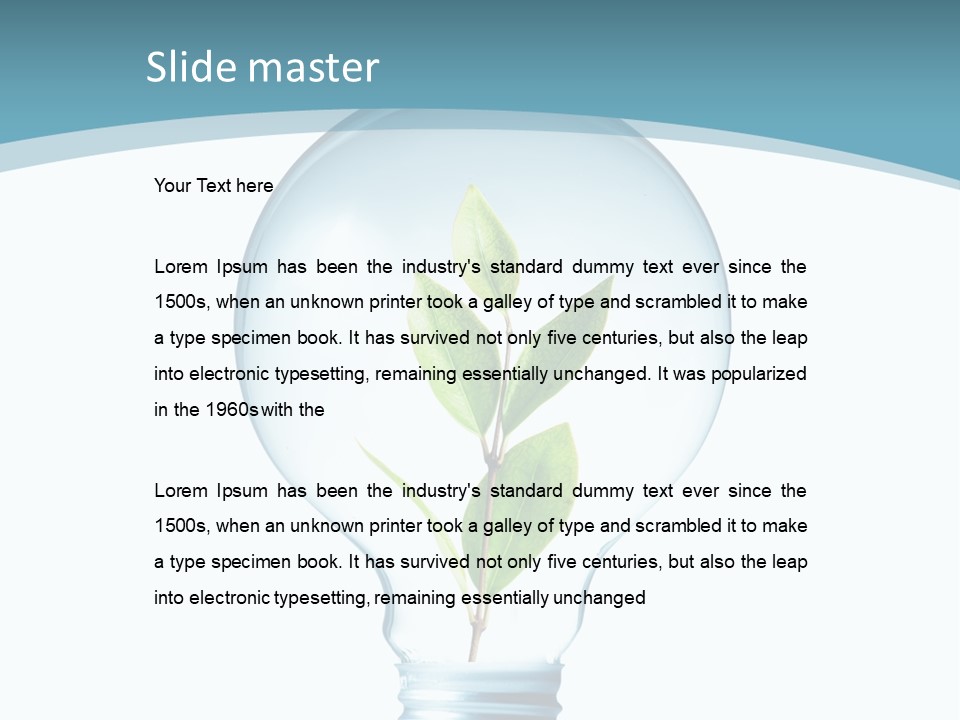 Creative Ecological Warming PowerPoint Template