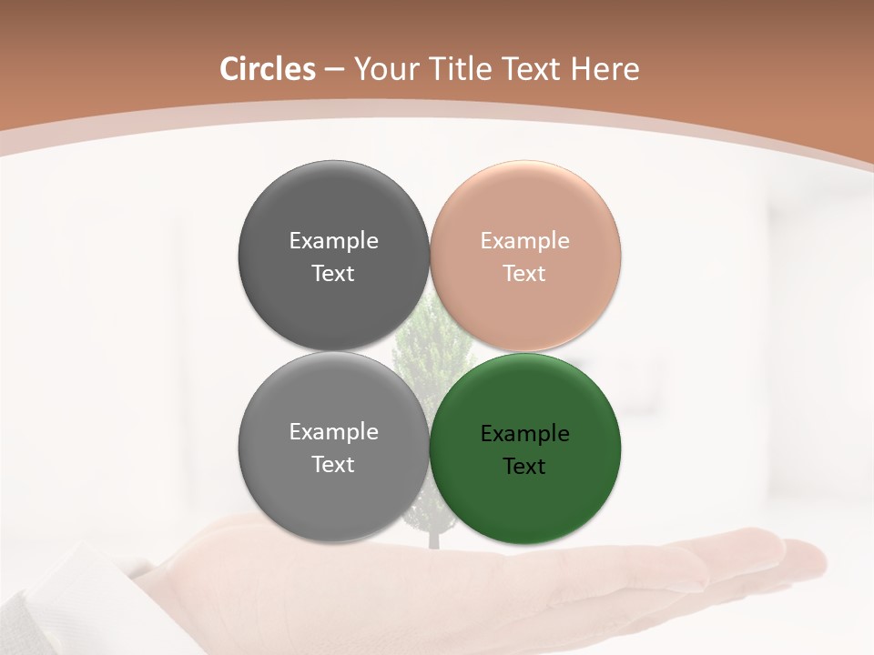 Development Eco Man PowerPoint Template