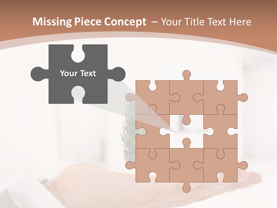 Development Eco Man PowerPoint Template