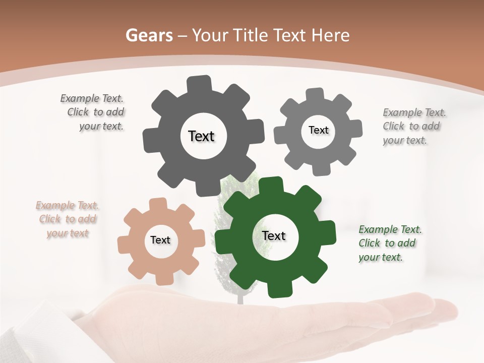 Development Eco Man PowerPoint Template