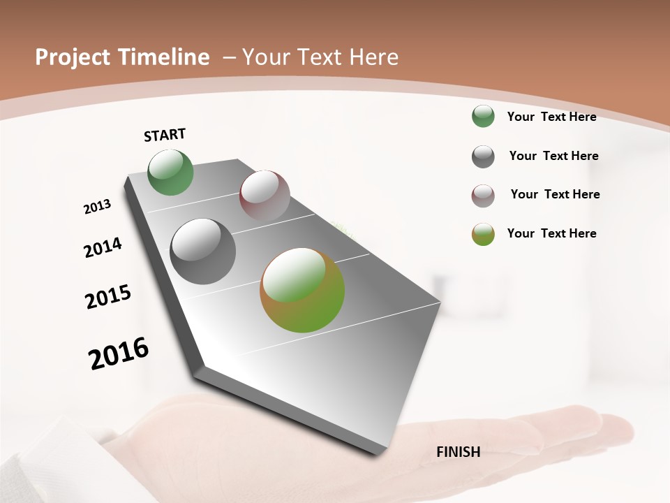 Development Eco Man PowerPoint Template