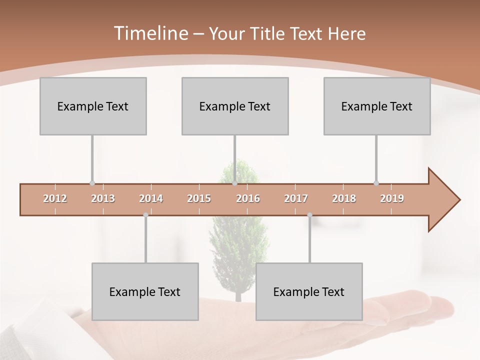 Development Eco Man PowerPoint Template