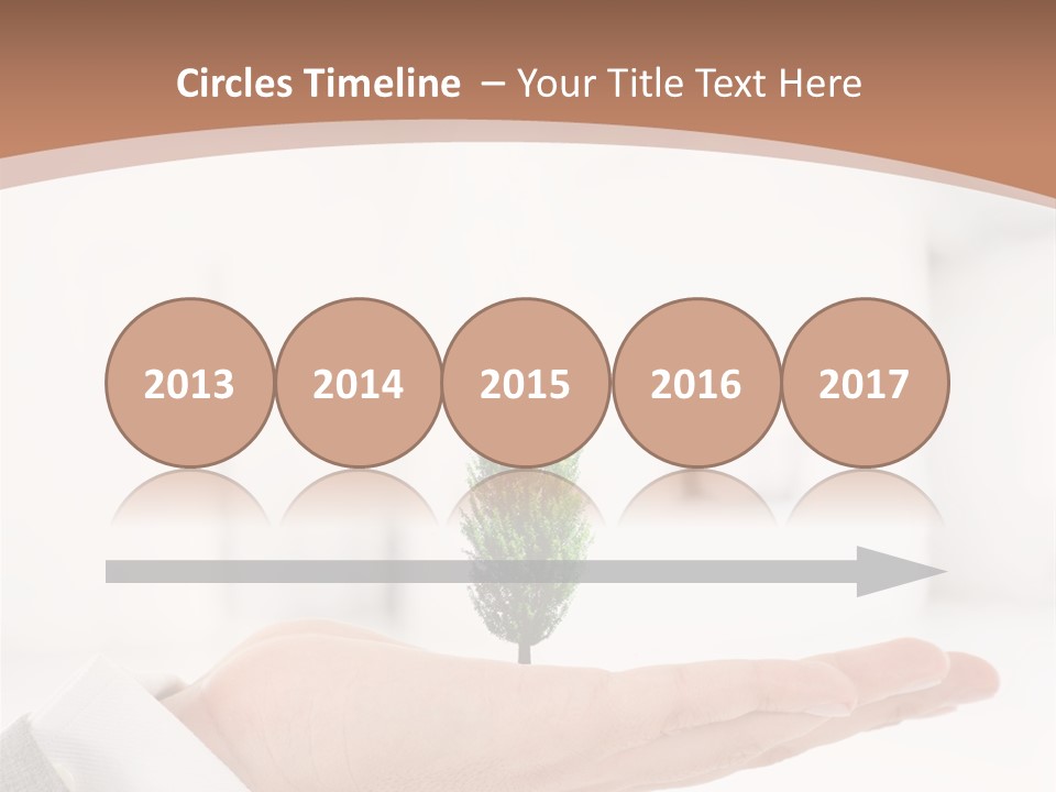 Development Eco Man PowerPoint Template