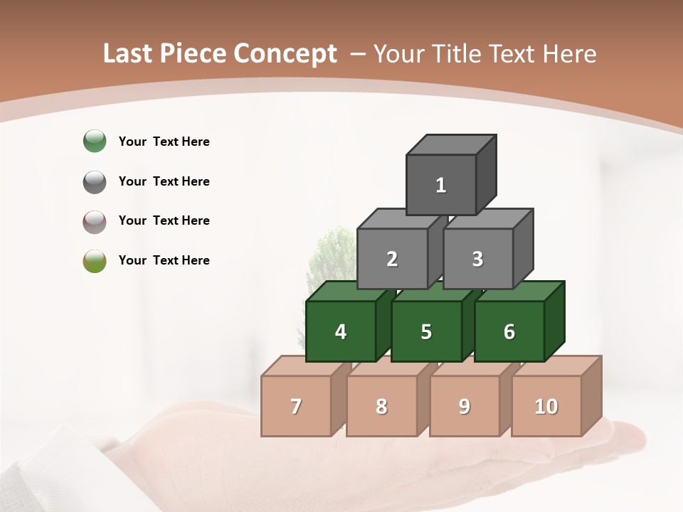 Development Eco Man PowerPoint Template