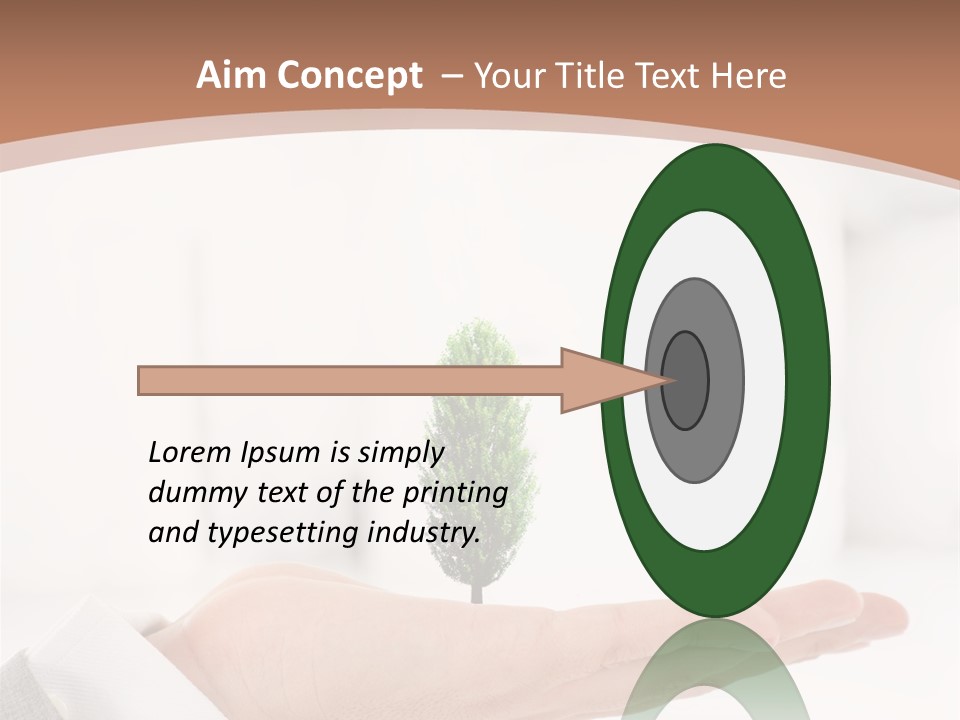Development Eco Man PowerPoint Template