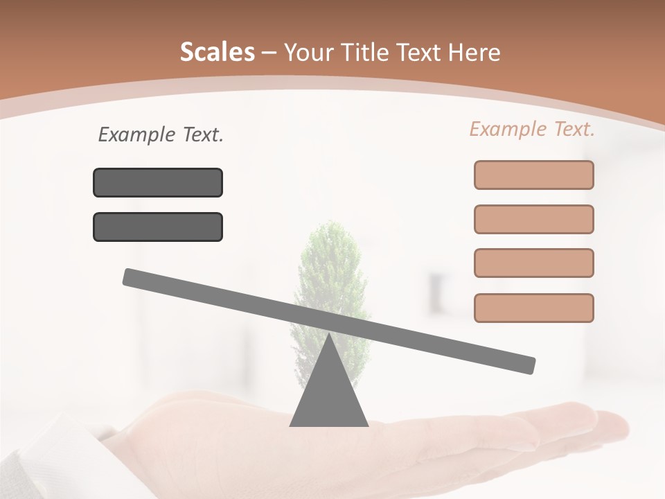 Development Eco Man PowerPoint Template