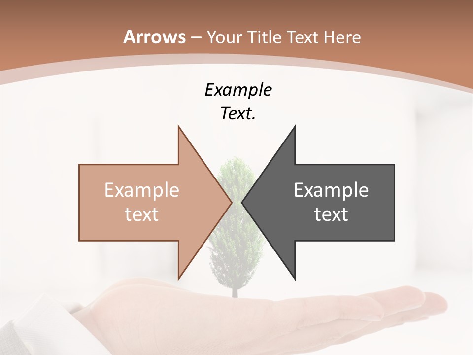 Development Eco Man PowerPoint Template