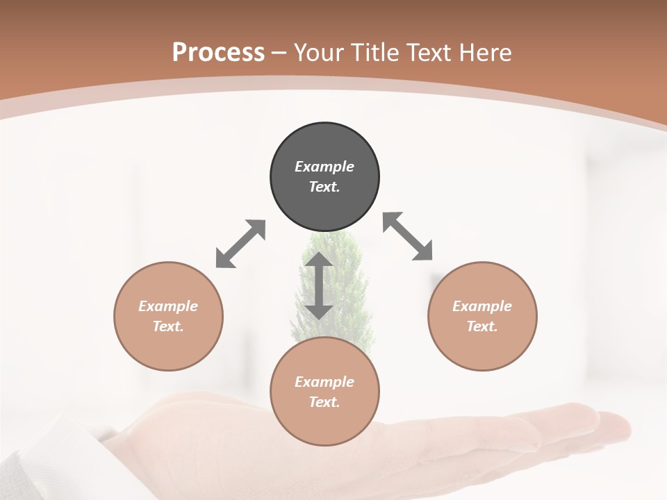 Development Eco Man PowerPoint Template