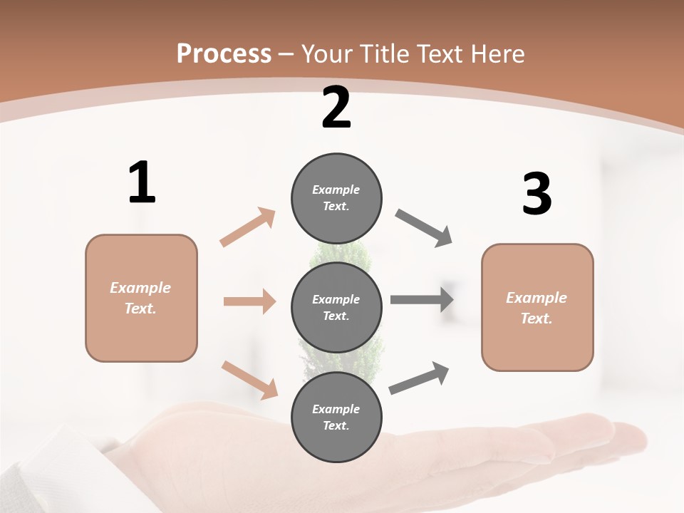 Development Eco Man PowerPoint Template