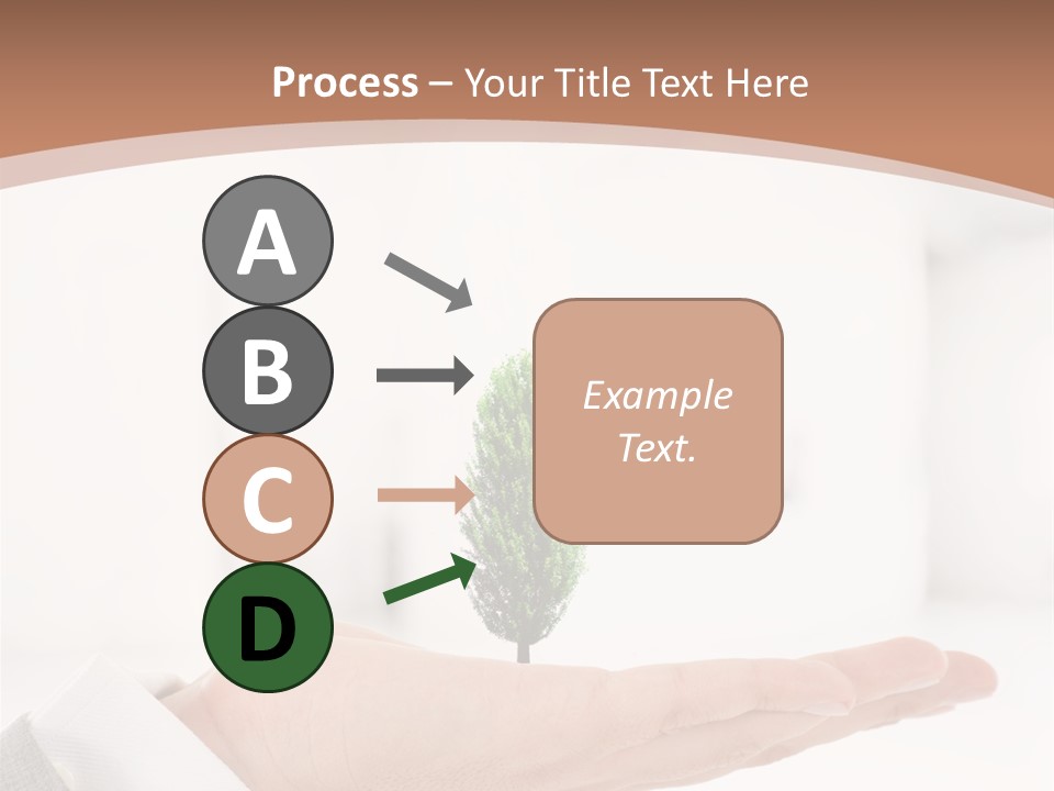 Development Eco Man PowerPoint Template