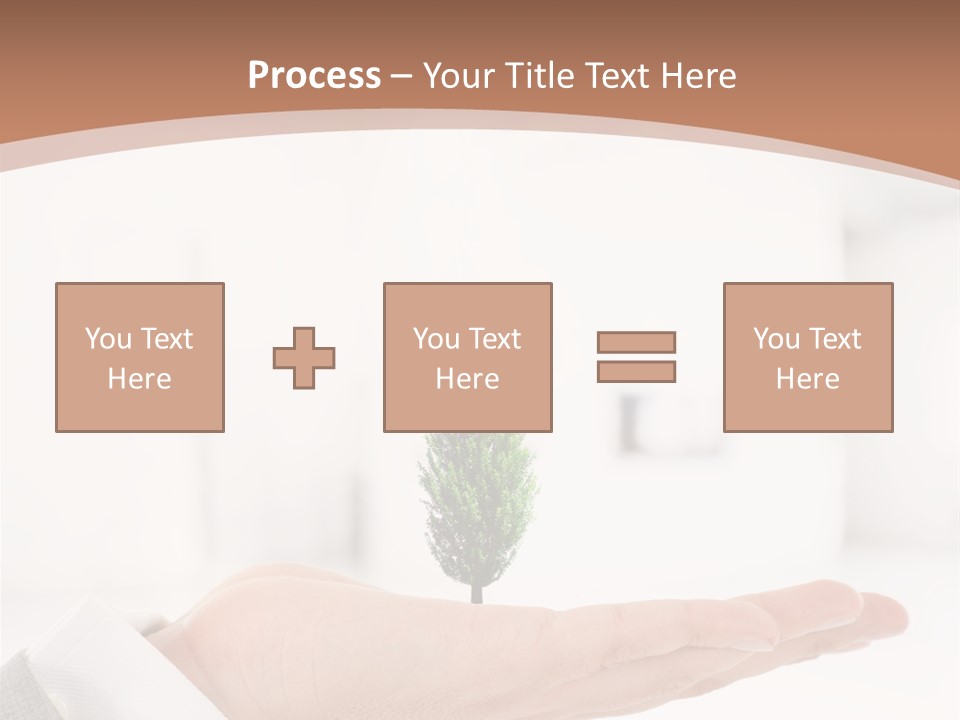 Development Eco Man PowerPoint Template