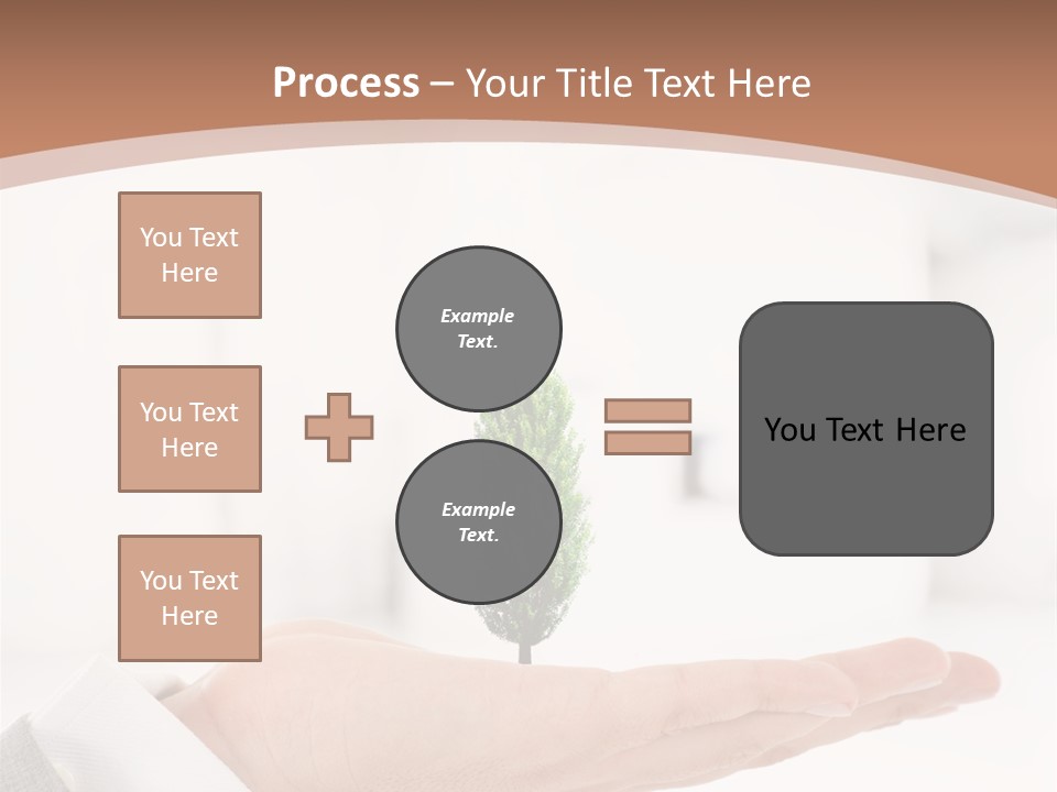 Development Eco Man PowerPoint Template