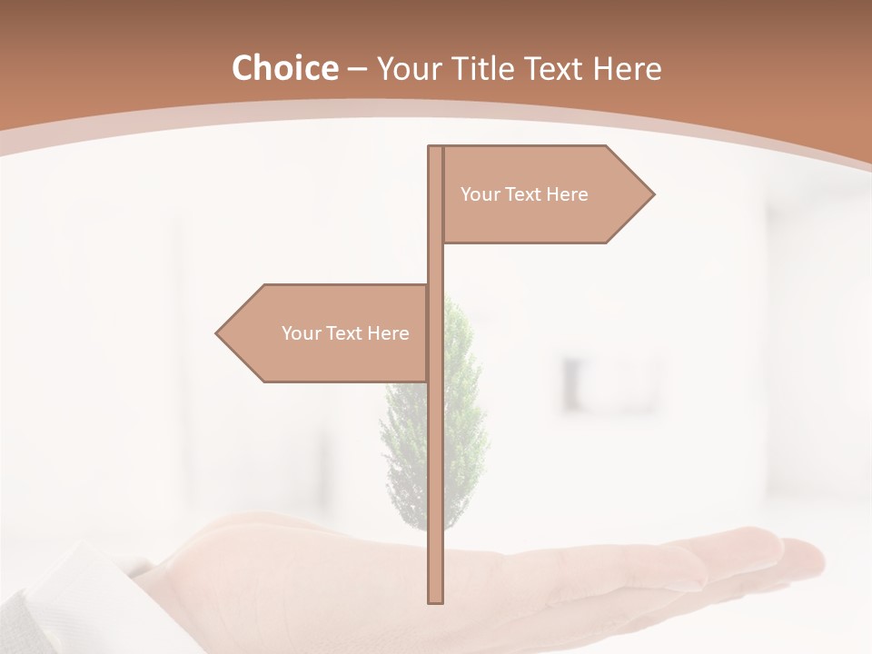 Development Eco Man PowerPoint Template