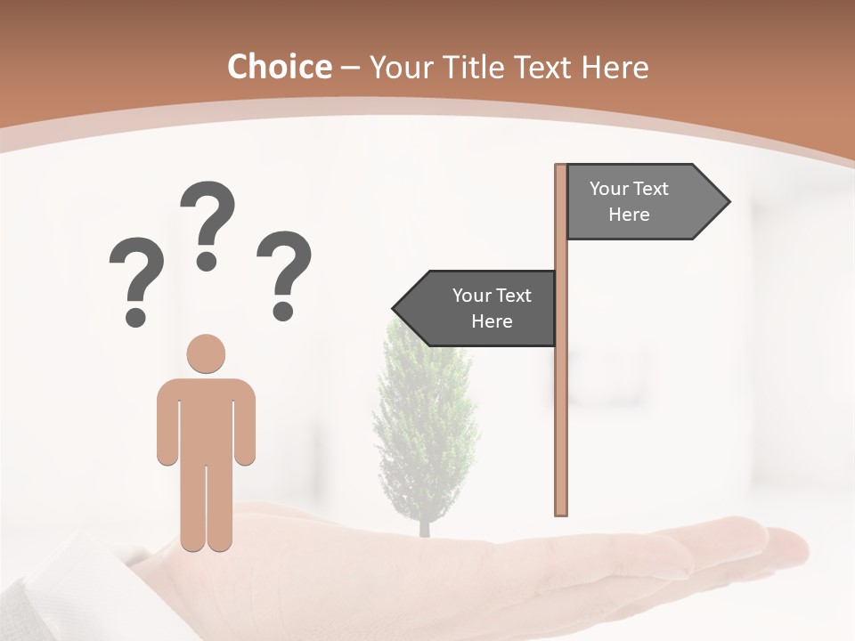 Development Eco Man PowerPoint Template