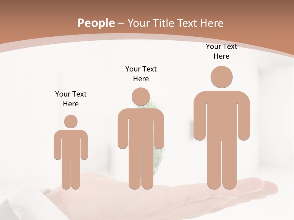 Development Eco Man PowerPoint Template