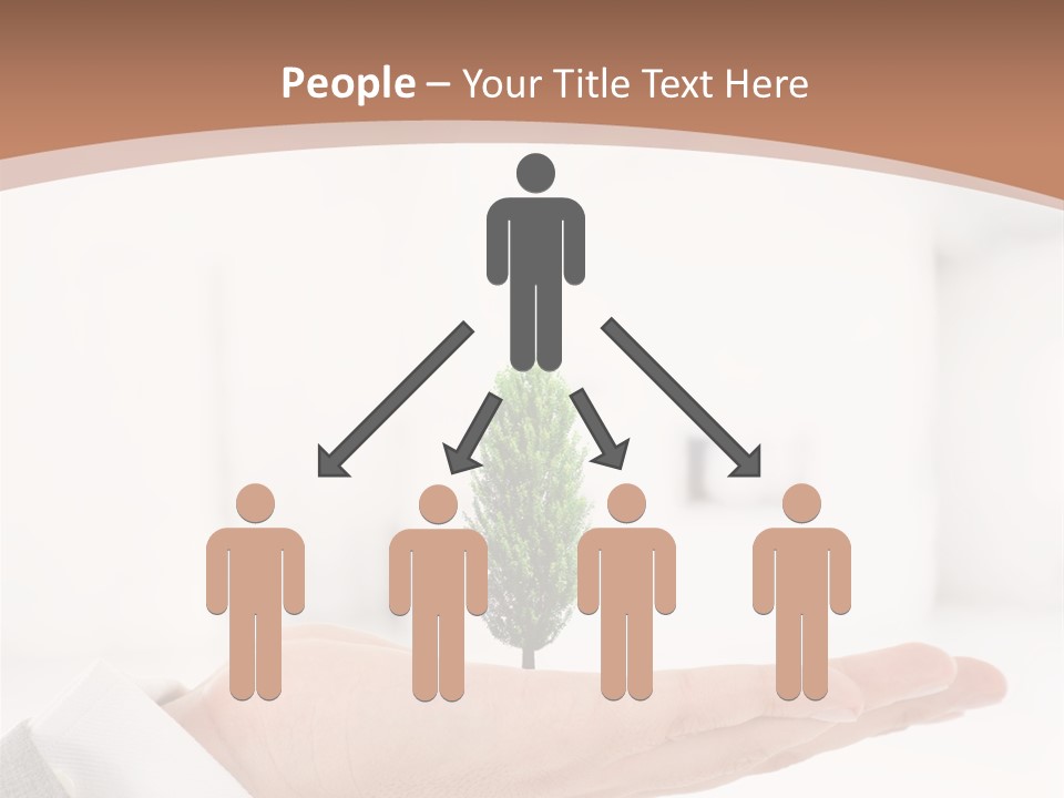 Development Eco Man PowerPoint Template