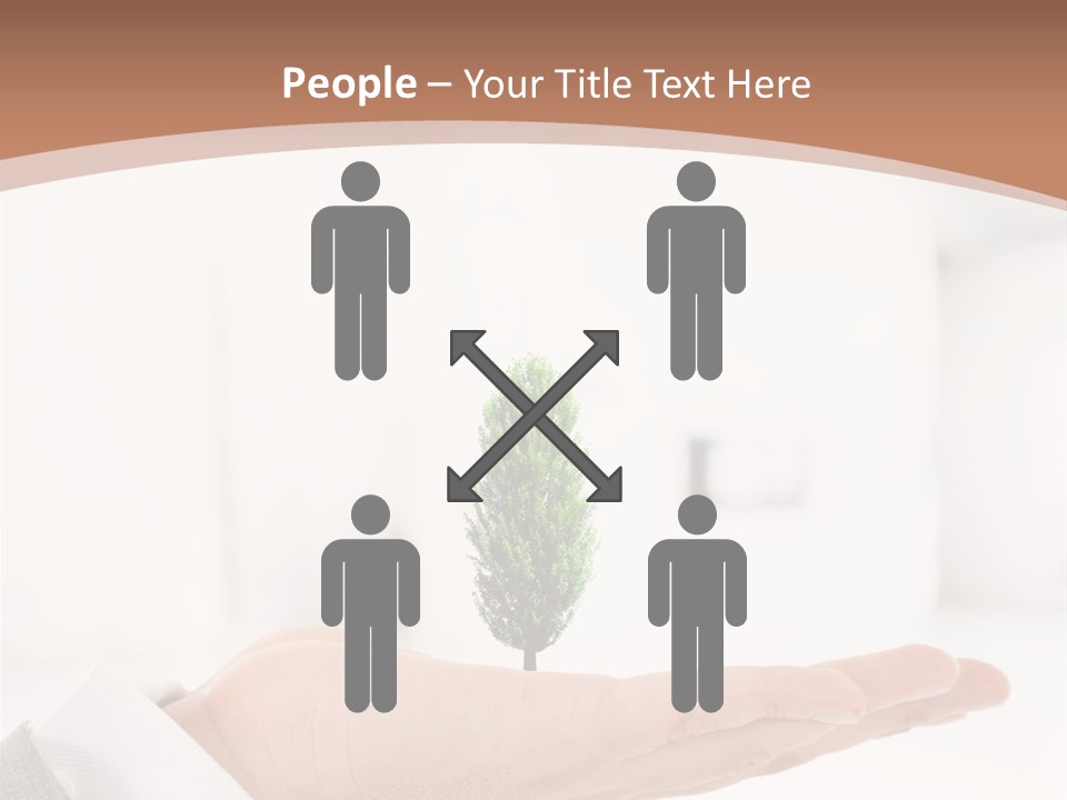 Development Eco Man PowerPoint Template