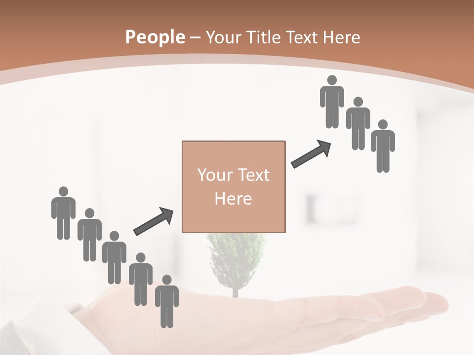 Development Eco Man PowerPoint Template