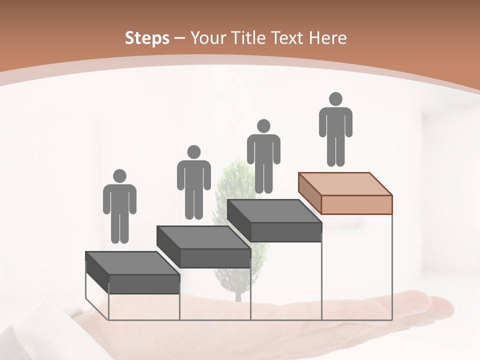 Development Eco Man PowerPoint Template