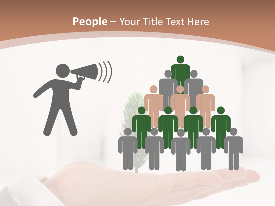 Development Eco Man PowerPoint Template