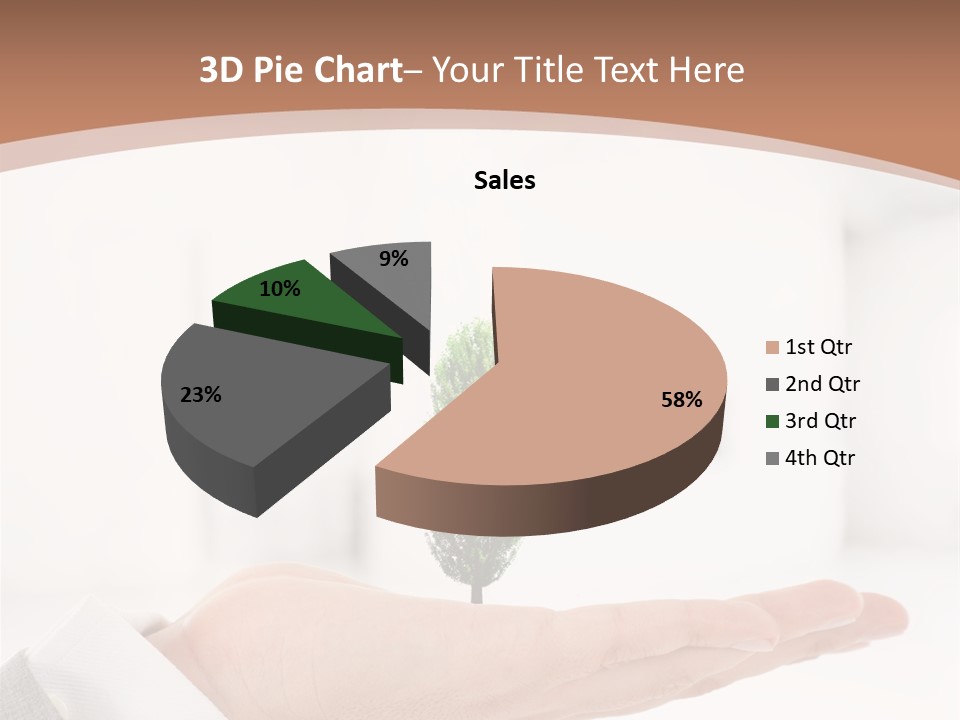 Development Eco Man PowerPoint Template