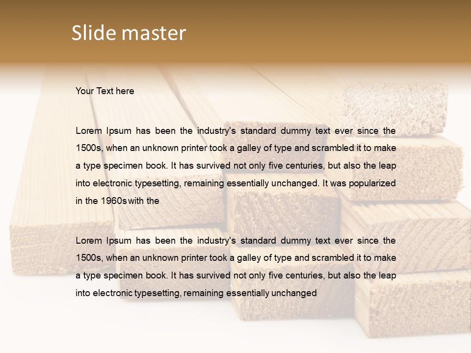 Plank Industry Stack PowerPoint Template