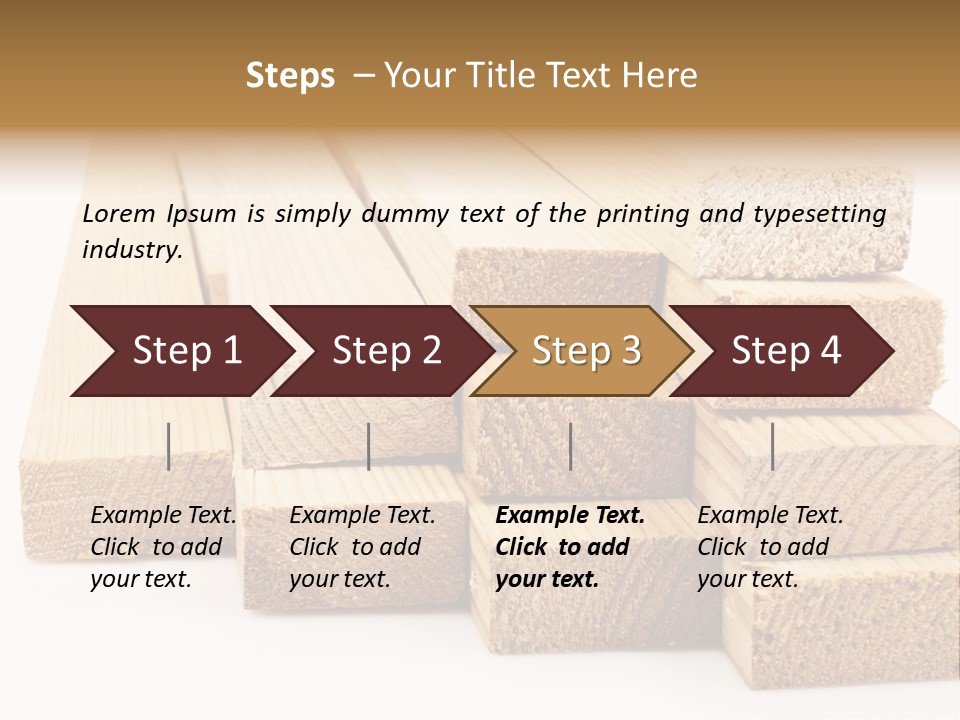 Plank Industry Stack PowerPoint Template