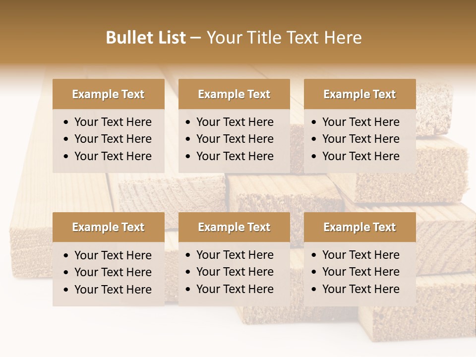Plank Industry Stack PowerPoint Template