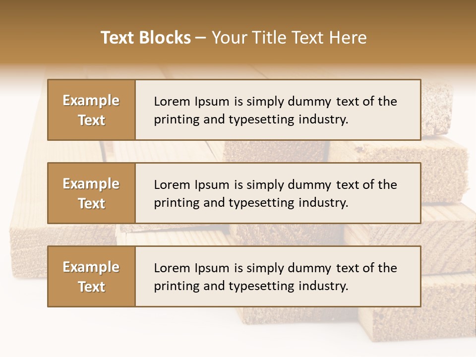 Plank Industry Stack PowerPoint Template
