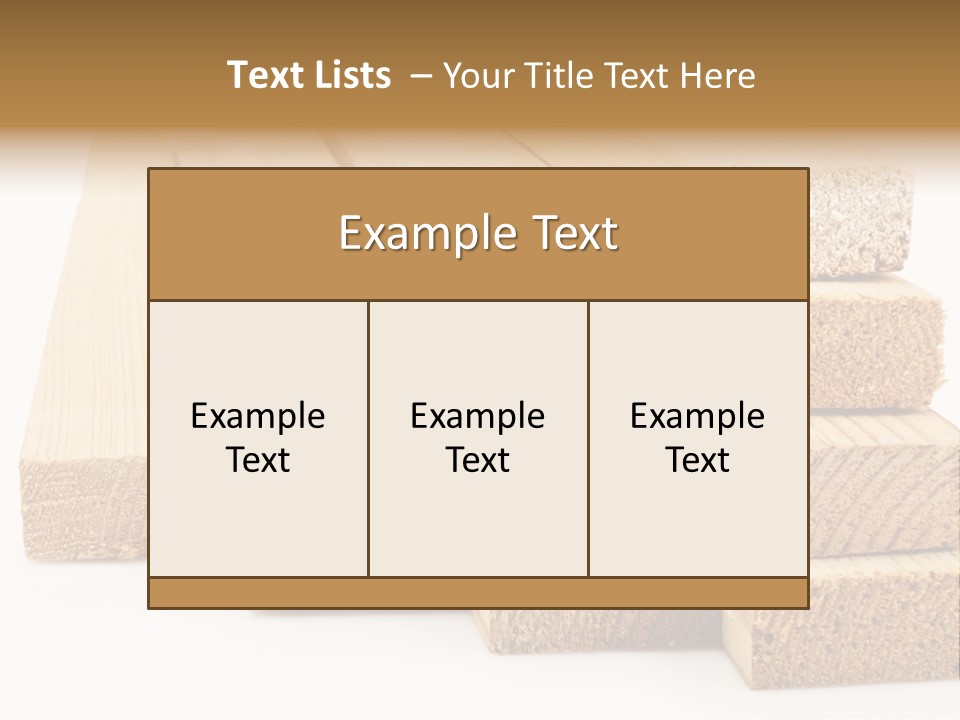 Plank Industry Stack PowerPoint Template